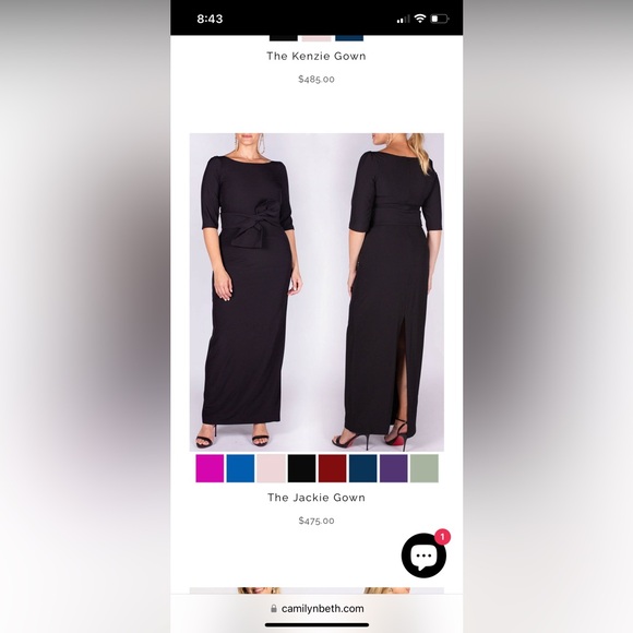 Camilyn Beth. Jackie Gown, Mother of the Groom - Picture 1 of 3